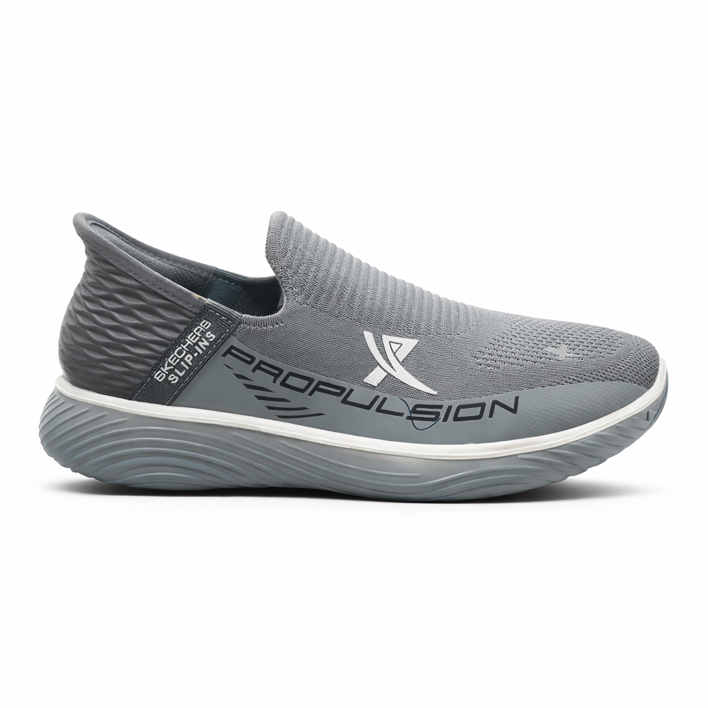 Skechers Propulsion Slip-Ons - Grey